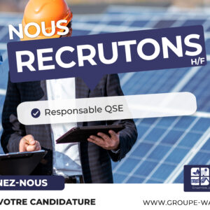 Visuel pour offre d'emploi recherche de Responsable Qualité Sécurité Environnement