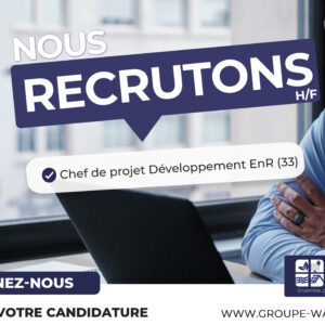 Offre emploi H/F – Chef de projet Senior Développement ENR – Bordeaux