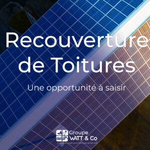 Visuel couverture de toiture photovoltaïque