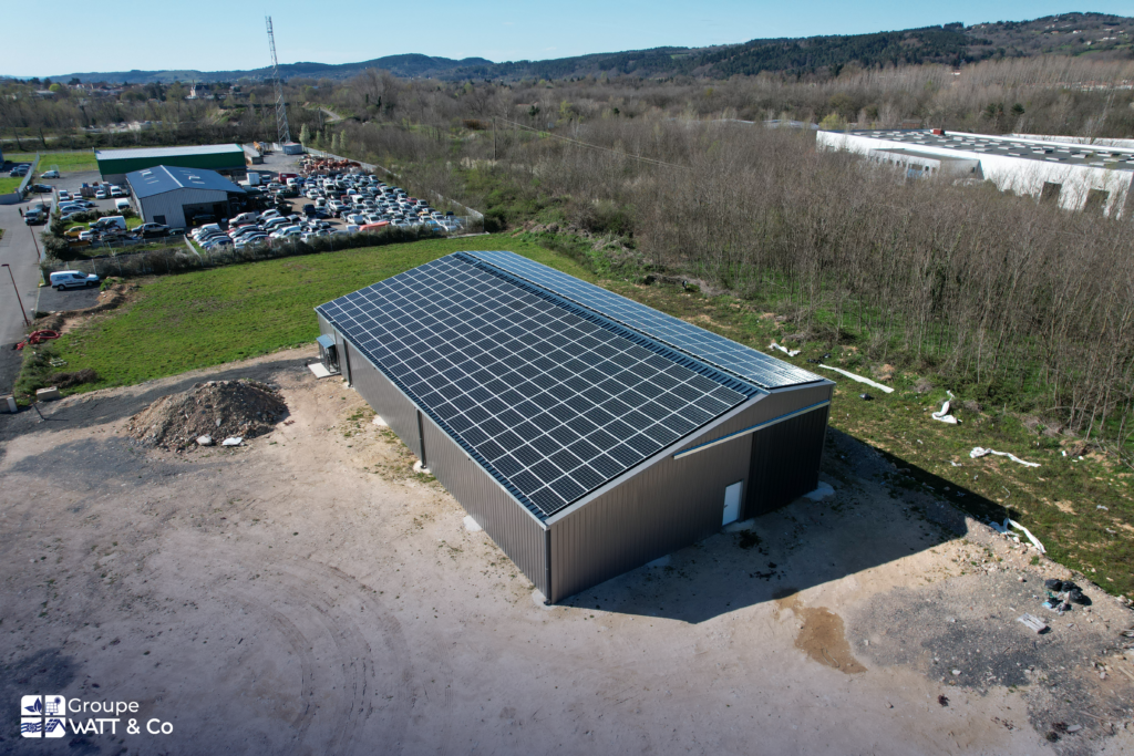 Mise en service centrale photovoltaïque