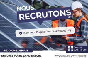 Recrute ingénieur Projets Photovoltaïques