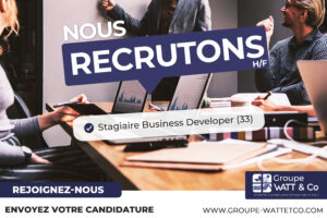 Recrute stagiaire Business Developer