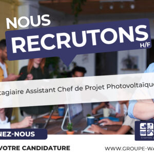 Recrute stagiaire assistant chef de projet photovoltaïque