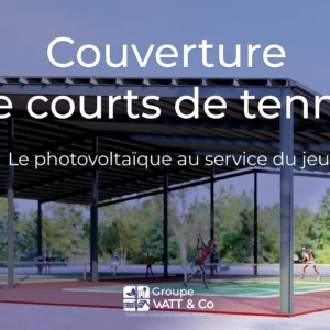 Couverture photovoltaïque terrains de sport