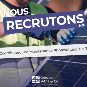 Offre coordinateur de maintenance