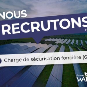 Offre emploi H/F – Chargé de sécurisation foncière – Zone Drome / Valence