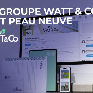Le Groupe Watt & Co dévoile sa nouvelle charte graphique