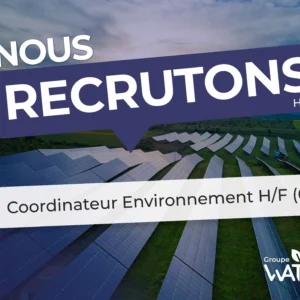 Offre d'emploi coordinateur environnement