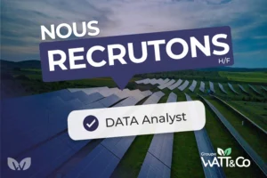 Data Analyst chez Watt & Co utilisant des graphiques et des données pour optimiser la prise de décision.