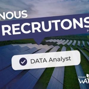 Data Analyst chez Watt & Co utilisant des graphiques et des données pour optimiser la prise de décision.