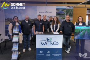 L'équipe Watt&Co au Sommet de l'élevage 2025