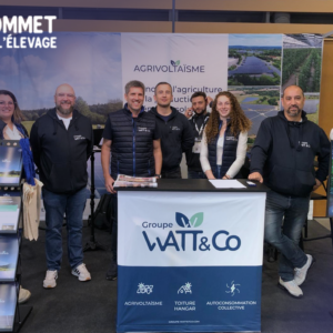 L'équipe Watt&Co au Sommet de l'élevage 2025